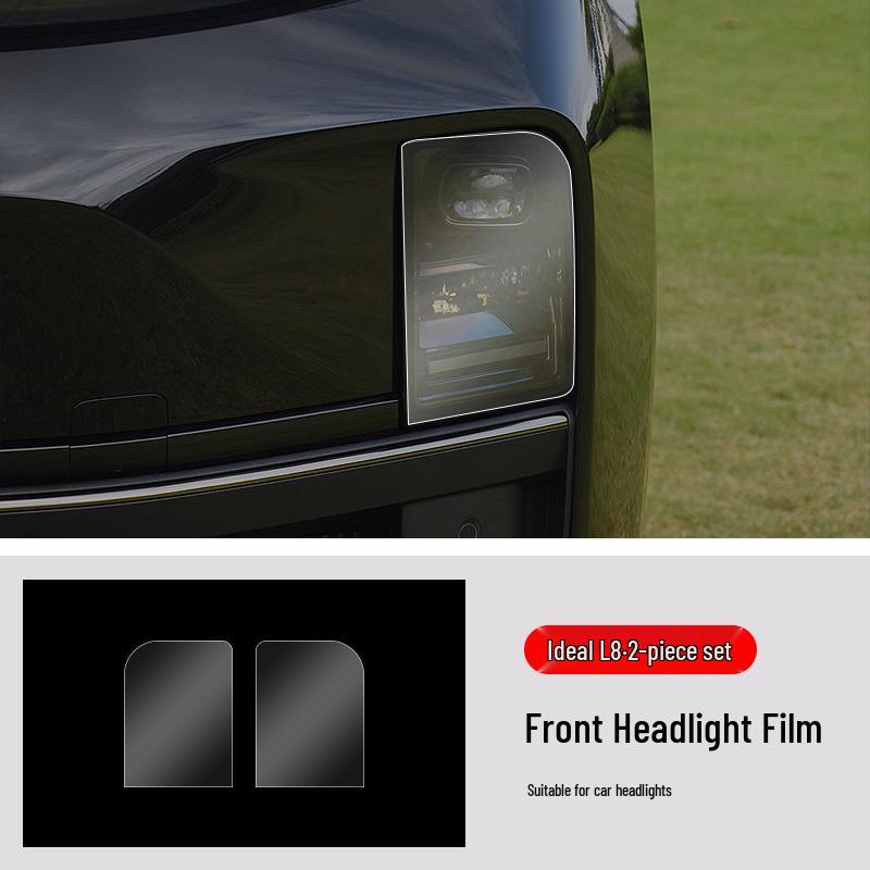 Ideal L8 Car Door Corner TPU Protection Film - Transparent, Front & Rear Triangle Area Paint Shield.