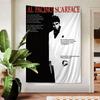Retro Sscarface Film Cartoon Tapestry Art Science Fiction Room Home Decor Art Home Decor