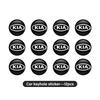 BBEB3 8pcs Car Logo Key Auto Door Lock Eye Stickers Auto Accessories For KIA Spectra Sedona Cadenza Proceed Sephia Stonic Carens