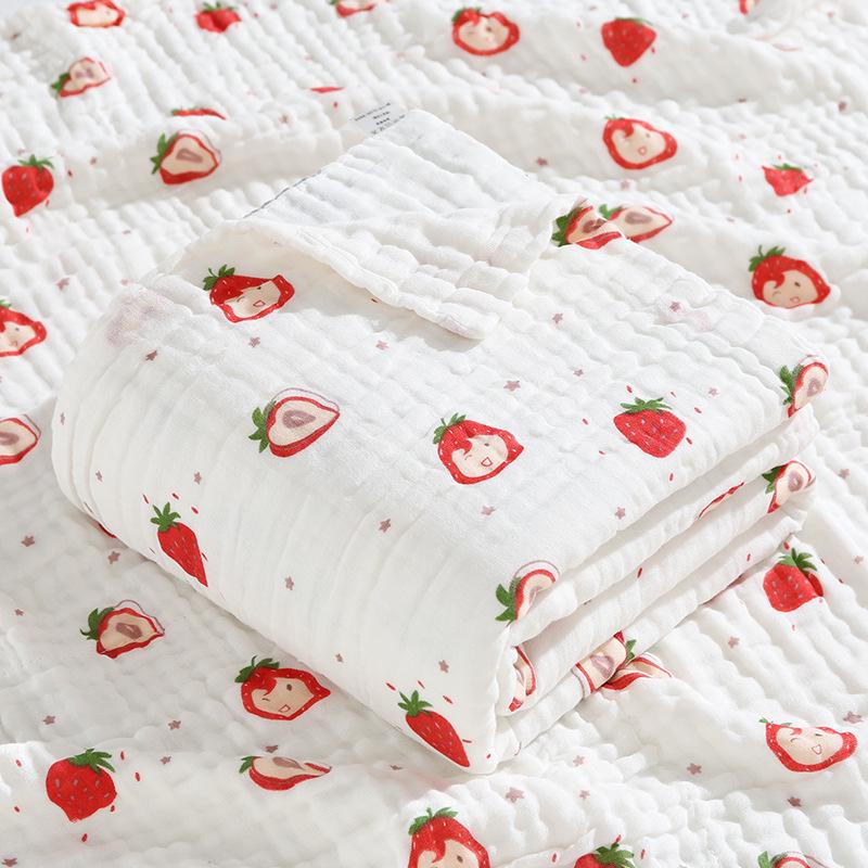 Newborn Baby Six-Layer Pure Cotton Gauze Towel and Blanket