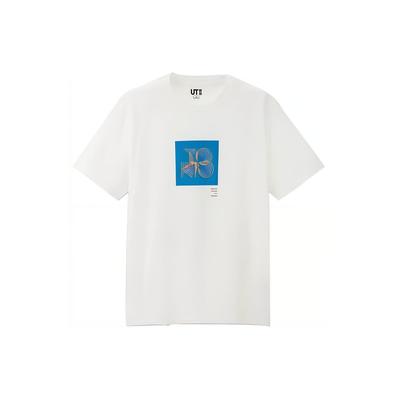 Uniqlo UT X Nanzuka Neo-Miyage Artist Collaboration Yoshirotten Printed Crew Neck T-Shirt Unisex Tops White 427279