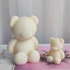 3D Cute Cartoon Bear Silicone Candle Mold DIY Home Decoration Silicone Mold For Resin Teddy Bear Candle Mold
