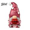 Christmas Tabletop Decorations Gnome Figurine, Resin Tomte with Tree Hat & Reindeer Holiday Home Decor Antlers, for Window Shelf, Xmas Gift Decorative