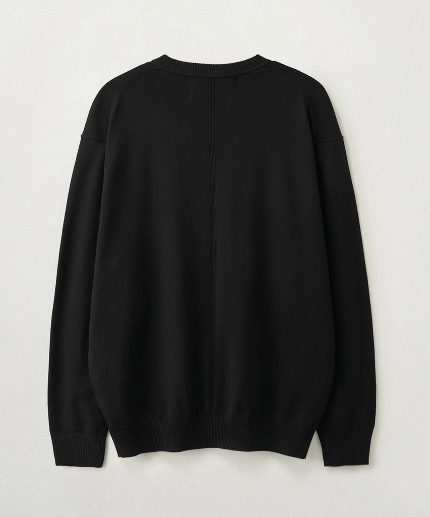 Seteo Lauren Basic Crew Neck Knit Black