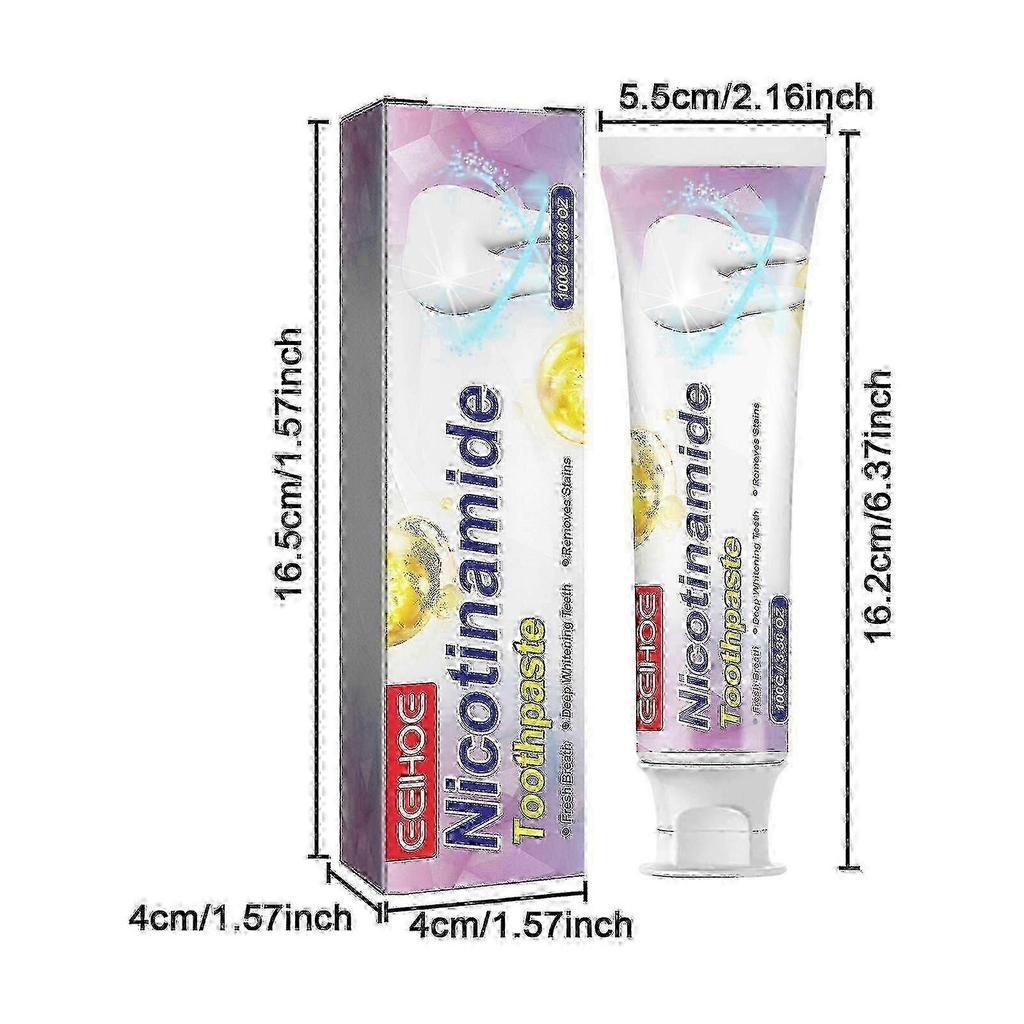 EELHOE Nicotinamide Toothpaste for Removing Tooth Stain