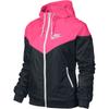 Jaqueta Feminina Corta-Vento com Capuz Fashion Respirável À Prova de Vento Versátil 545909-019
