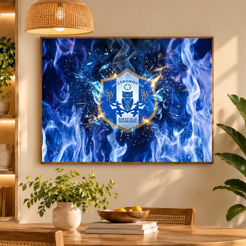 5D Diamond Painting Sheffield Wednesday Football DIY Full Drill Diamond Art Kit Home Decoration