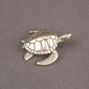 Turtle Sculpture Adorable Vivid Decorative Copper Miniature Turtle Figurine Ornament Decoration Home Supplies