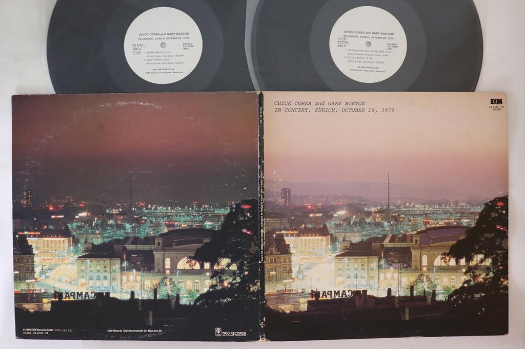 LP Record CHICK COREA, GARY BURTON - N Concert, Zurich, October 28, 1979 PA612526PROMO ECM 1980 Japan Jazz Used