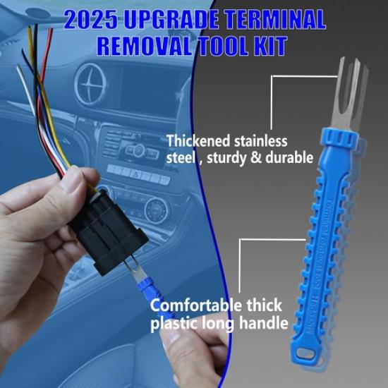Terminal Removal Tool Kit – 31Pcs Electrical Pin Extractor Connector Blue