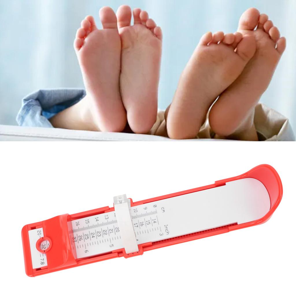 Foot Measurement Device for Baby Accurate Lightweight Kids Foot Length Measure Gauge Home Foot Measuring Ruler Sizer