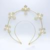 Goddess Headpiece Cross Crown Headband for Womens Girls Vintage Headwear Props