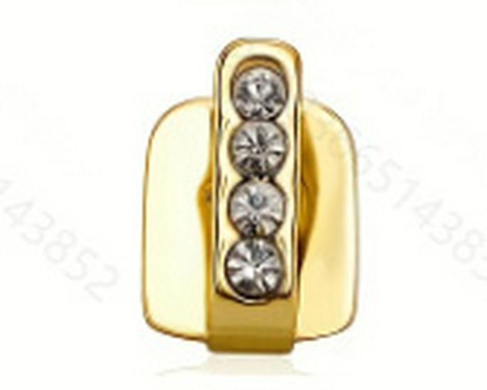 Горячая распродажа на Temu Хип-хоп набор из 3-х частей с цирконами для зубов с промежутками