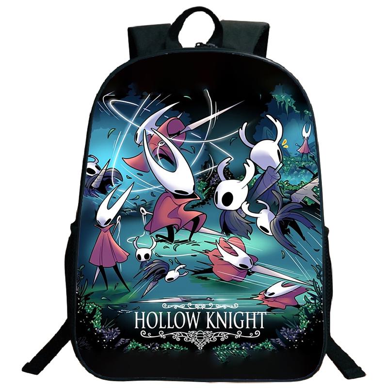 Hollow Knight Backpacks Hot Game Lightweight Laptop Teens School Bags Women Girls Capacity Cartoon Travel Mochilas