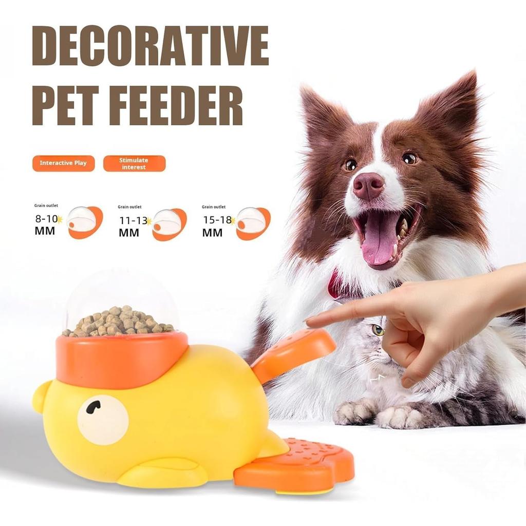 Small Dog Interactive Treat Dispenser Toy, Food Puzzle Slow Feeder