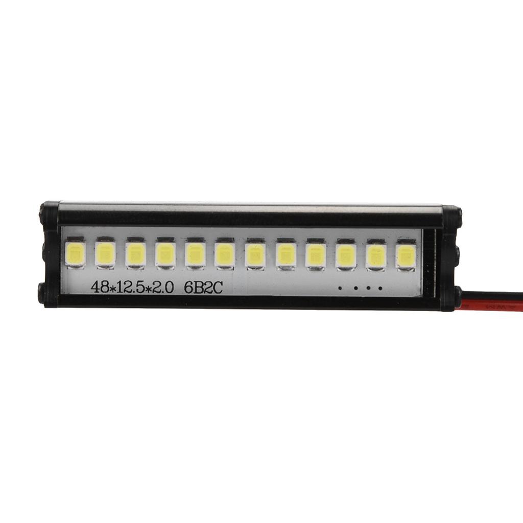 55mm RC Crawler LED Light Bar LEDs Lamp 1:10 RC Car Part for TRX4 90046 90048 SCX10