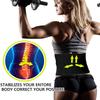 Two-Tone Slimming Waist Trainer with Velcro Support