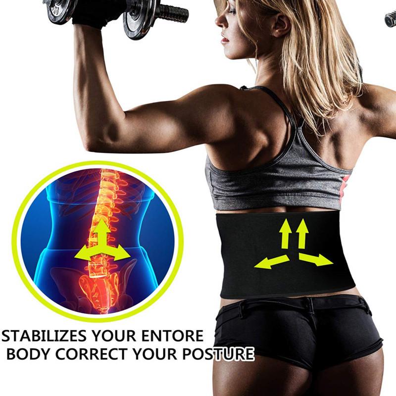 Two-Tone Slimming Waist Trainer with Velcro Support