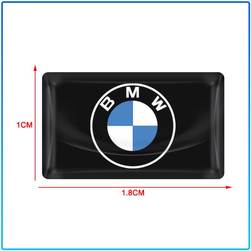 2/5/10Pcs Carbon Fiber Steering Wheel Car Logo Emblem 3D Stickers For BMW E34 E46 E39 E38 E90 E60 E36 F30 F30 F10 E92 E38 E91 G30 G38 M3 M5