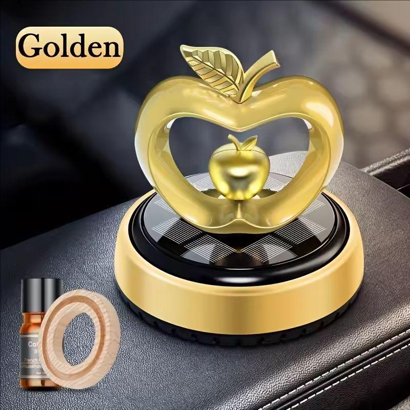 Solar-Powered Car Air Freshener • Premium Long-Lasting Fragrance • Luxury In-Car Decor • Solar Rotating Perfume Ornament