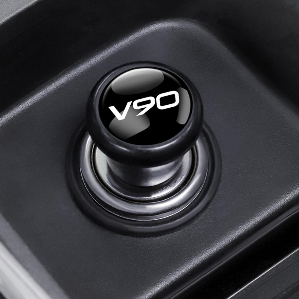 Car Styling Metal Windproof Cigarette Lighter Power Socket Plug Accessories For Volvo V40 V50 S40 S80 XC60 S90 XC90 S60 XC40 C40