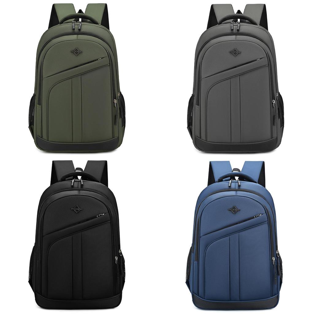 Oxford Fabric Large Capacity Backpack With Multiple Compartments For Students And Travelers
