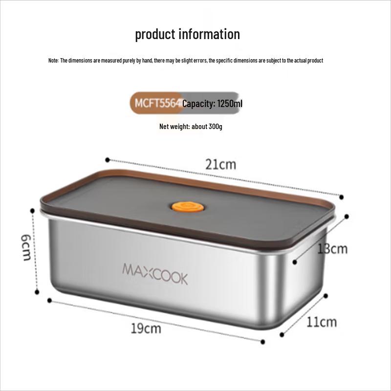 

AnYi 304 Stainless Steel Lunch Box