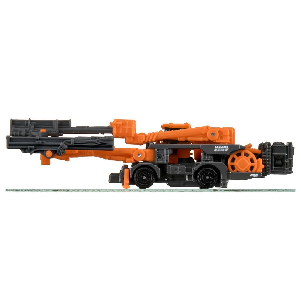 TAKARA TOMY Tomica Long Type Tomica No.136 Koga Rock Drill Boltinger (B32RL) Mini Car Toy Ages 3+