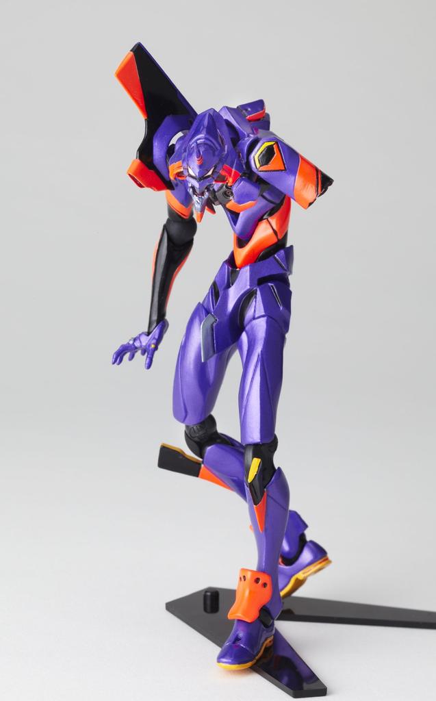 Legacy OF Revoltech Evangelion Nová kinoverze Zničená Evangelion Probuzení Edition Jednotka 01 140mm malovaná pohyblivá figurka verze cca. ABS a PVC