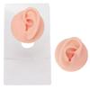 Ear Model Soft Silicone High Simulation Clear Structure Human Ear Model for Piercing Practice Light Skin Color