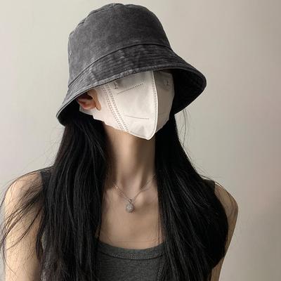 Bucket Hat Retro Washed Denim Fisherman Hat Fashionable And Versatile Sun Hat Sun Protection Fishing Hat Outdoor Hiking Hat