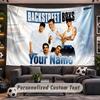 Wall Hanging Tapestry Custom NameBackstreet Boys Pattern Personalized Printed Fabric Wall Decor