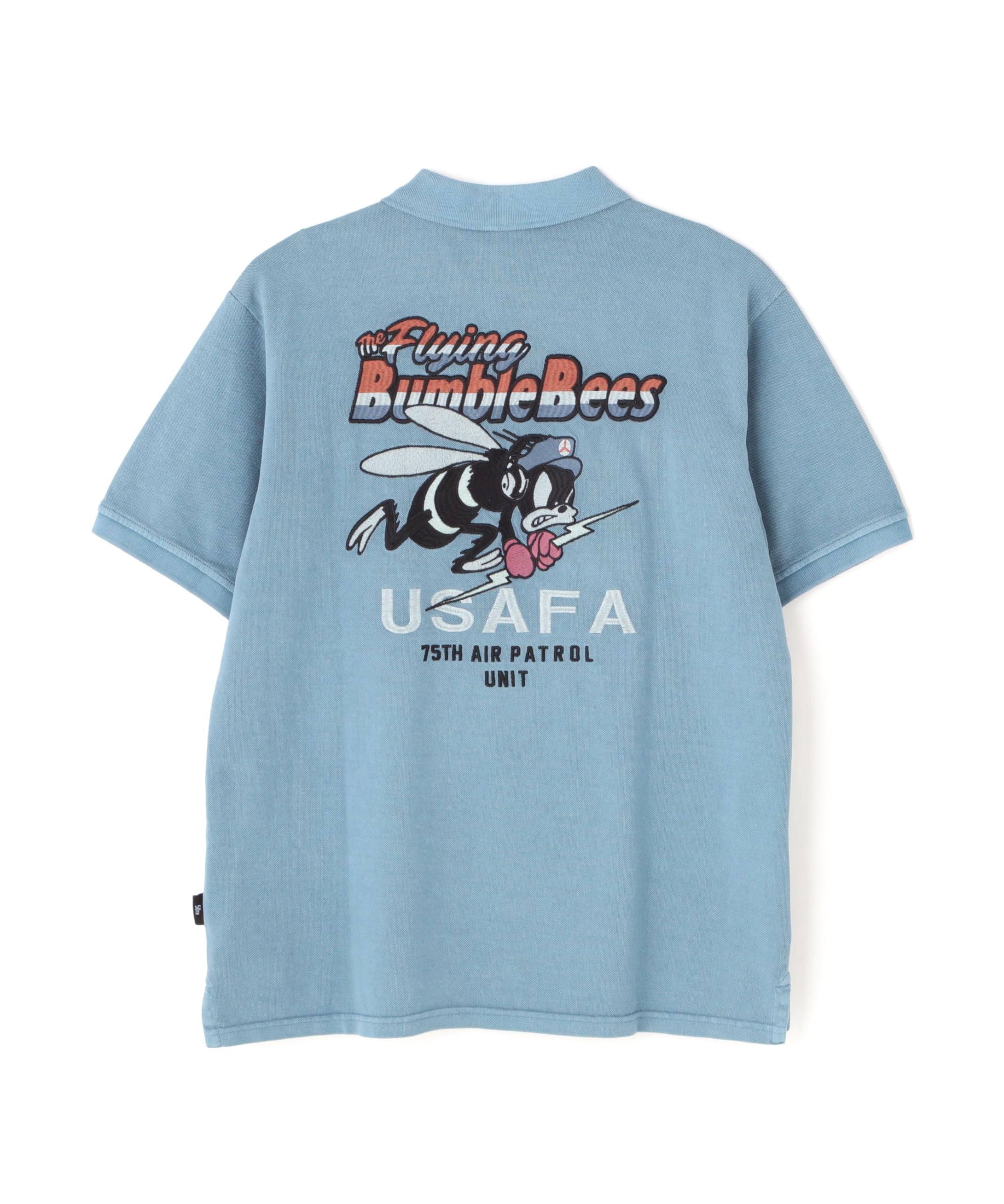 

Avirex FADE WASH EMBROIDERED POLO BUMBLE Store Fade Wash Embroidered Polo Size Sax (Official Exclusive) Men s Shirt, 2XL, 391, (Product Code