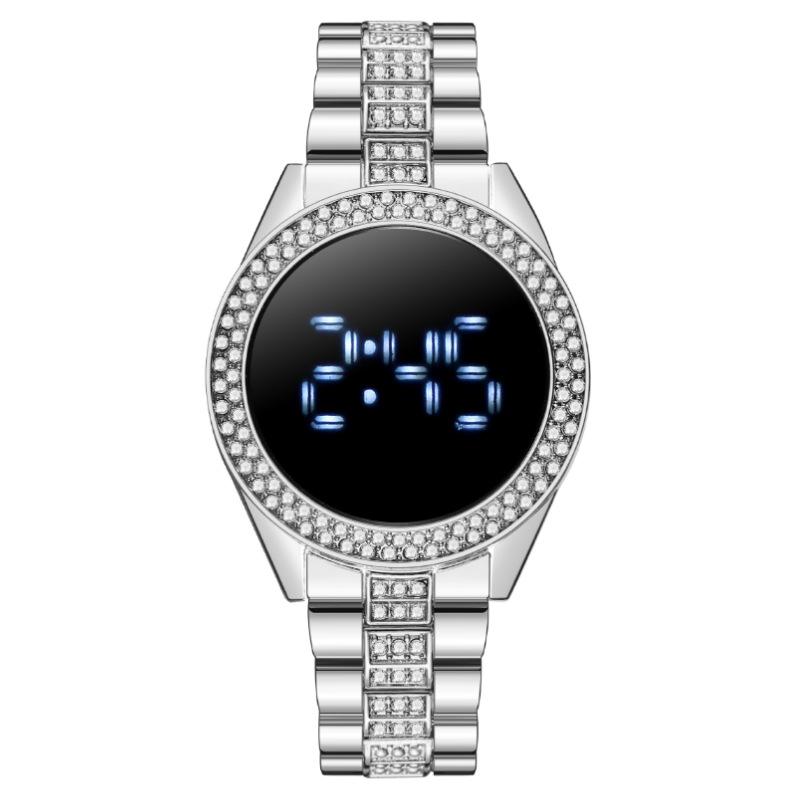 Fashion Diamond-encrusted LED Touch Screen Women's Watch Women's Watch Electronic Watch Watch