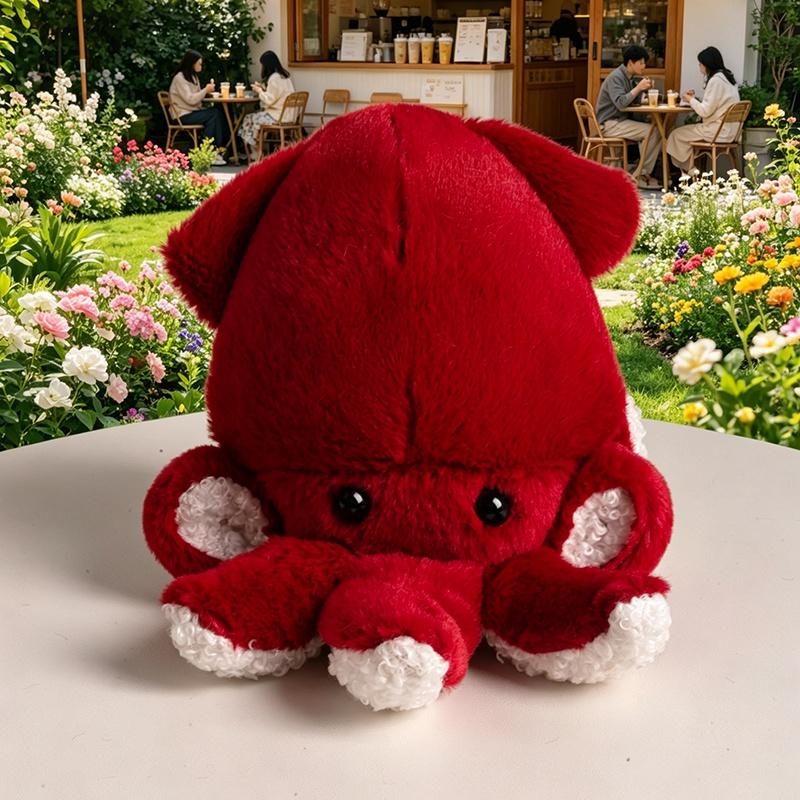 1Pc 10Cm Octopus Plush Pendant Stuffed Colorful Ocean Animal Cartoon Key Chain Decor Plushie For Bag Gift Child Accompanying