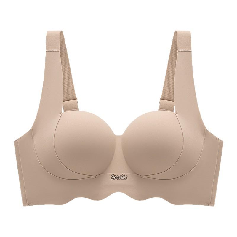 Seamless Women's Half-Cup Bra: Enhances Small Chests, Uplifts, Anti-Sag, and Offers Side Support for a Sexy, Round Look.