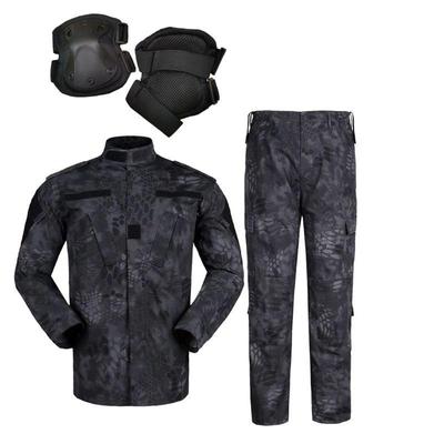 Conjunto de camisa e calça Ribstop, uniforme de combate do exército, uniforme policial com calças, joelheiras