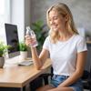 Stressball in Flaschenform zur Entspannung und Handübung für den Schreibtisch und den Heimgebrauch