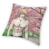 Buff Byakuya Togami Danganronpa Square Pillowcase Polyester Linen Velvet Creative Zip Decorative Room Cushion Cover