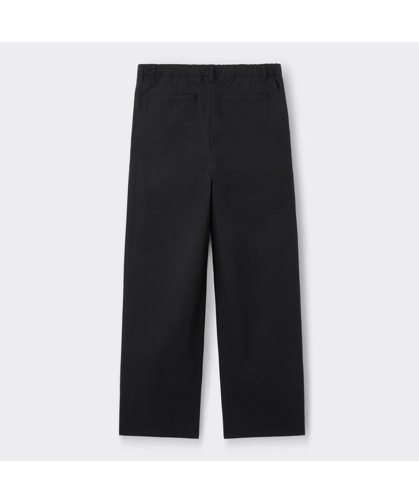 Keoseuuteommellou Black Wide Fit Cotton Setup Pants Cwpas26241Bkx