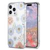 Suitable for Samsung S24ultra Flower Flower Hot Stamping S25 Electroplating Double Layer A54 Drop IPhone Phone Case