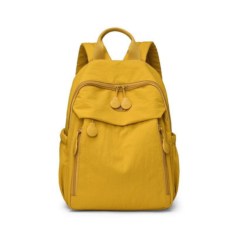 Nylon Women's Backpack Simple All-matching Casual Fashionable Small Bag Canvas Travel Student Schoolbag Mother