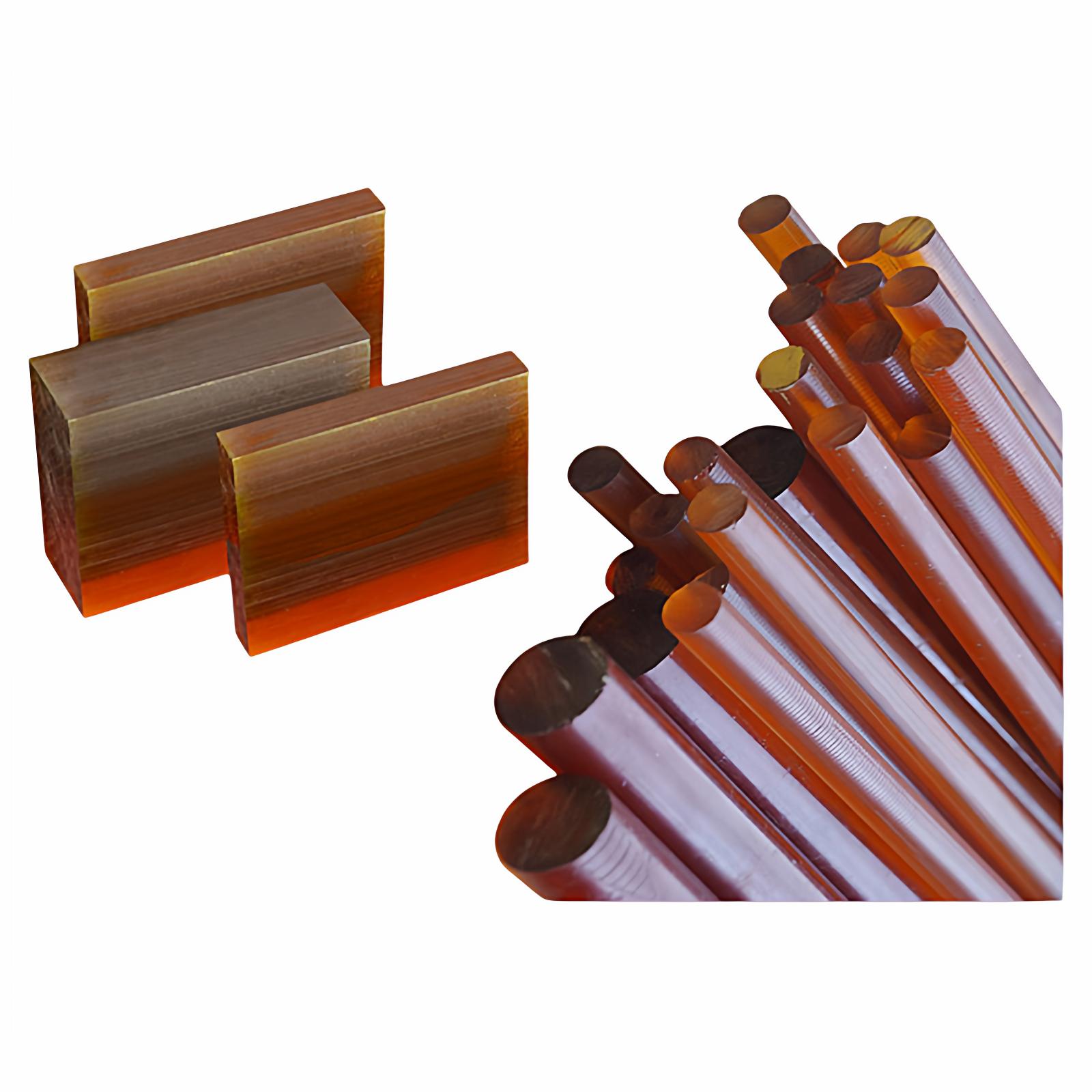

Amber PEI Rod & Sheet: Polyetherimide Material for Billiard Cue Tips and Square Bars PEI Polyetherimide Sheet