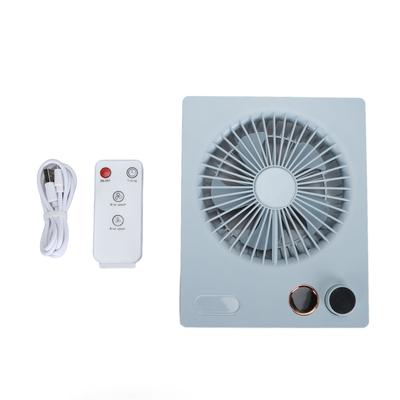 Ultra Thin Table Fan Desktop Flat Battery Operated Standing Hanging Portable Foldable Step Less