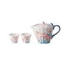 Hand-Painted Ceramic Tea Set 1-2 People Modern Minimalist Design With Floral Motif Gift Boxed Porcelain Teapot Two Cups