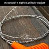 Emergency Steel Wire Handsaw Twin Pack Outdoor Cutting Tool For Campfires Preparation And Trail Maintenance