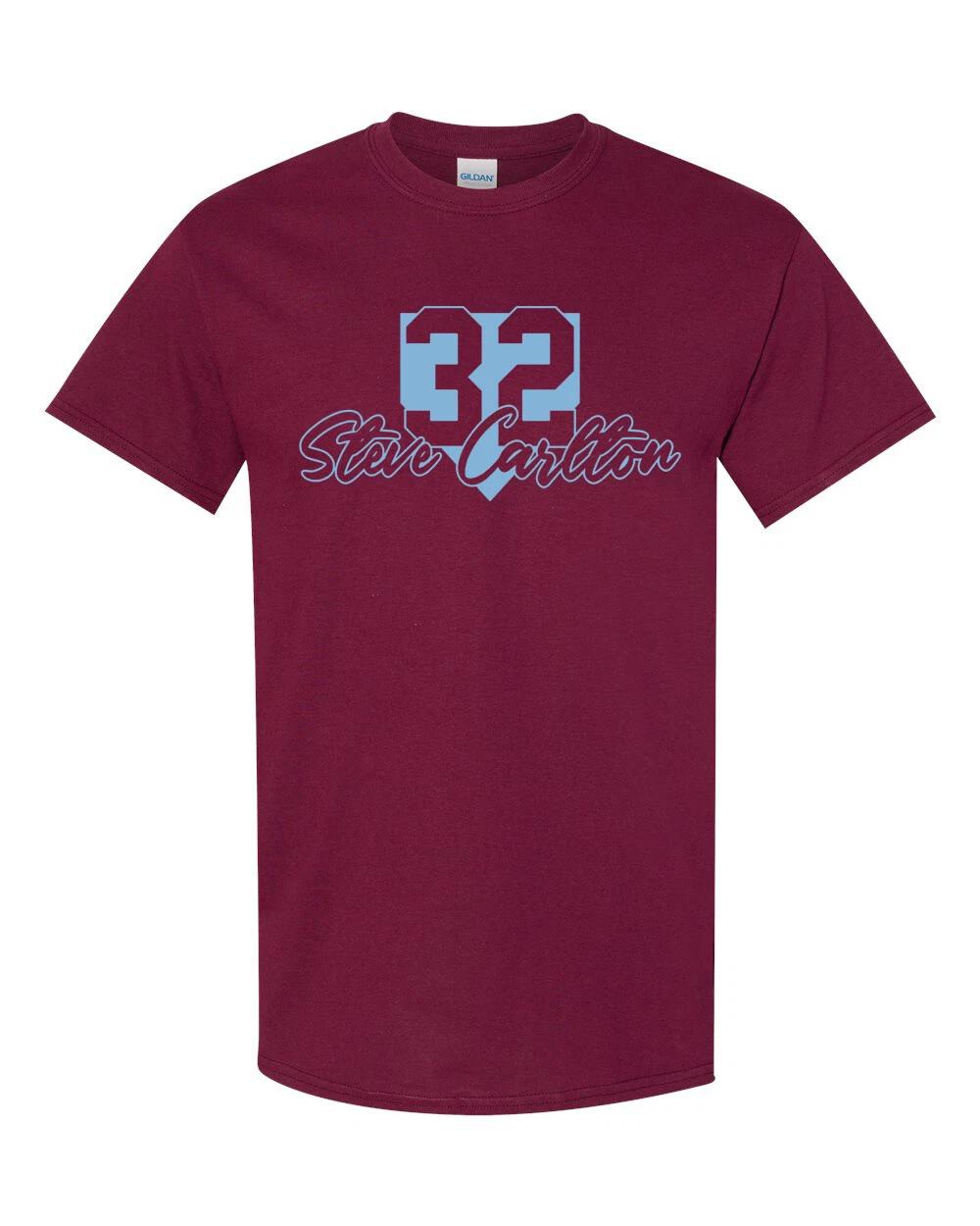PHILADELPHIA Name And Number Steve Carlton #32 Unisex T-Shirt S-XL FREE S&H! 3XL