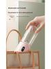 Portable Wireless Juicer Blender - Rechargeable Fruit Juice Cup and Electric Food Processor with Customizable Logo