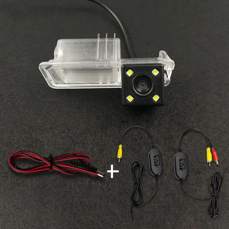 For VW Polo V (6R) Golf 6 VI Passat CC Magotan HD Wireless Car CCD Rear Camera Fisheye 8 12 led dynamic Night Vision waterproof