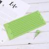 1Set 9 Lines 30 Cells Practical School Plastic Braille Portable Writing Slate With Stylus